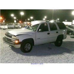 2002 - CHEVROLET TAHOE