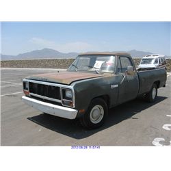 1981 - DODGE RAM