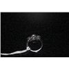 Image 3 : 14 K WHITE GOLD BAND WITH 7 BLUE CUT DIAMONDS 14 WHITE CUT DIAMONDS EACH DIAMOND APPROX. 5 PT OVER 1