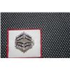 Image 3 : 14 K WHITE GOLD WITH DIAMONDS 2600- 2900  GREAT OUTER RING FOR DIAMOND CENTER