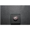 Image 1 : 14 K WHITE GOLD  COCKTAIL RING WITH DIAMONDS 3.5 DWT