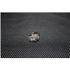 Image 2 : 14 K WHITE GOLD  COCKTAIL RING WITH DIAMONDS 3.5 DWT