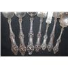 Image 2 : 7 PIECES STERLING ORNATE 13.3 OZ.