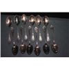 Image 2 : TIFFANY AND CO. STERLING SET OF 12 SPOONS 1888 9.8 OZ.