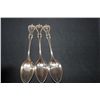 Image 1 : MOST UNUSUAL STERLING SERVING SPOONS 8.2 OZ.