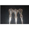 Image 2 : MOST UNUSUAL STERLING SERVING SPOONS 8.2 OZ.