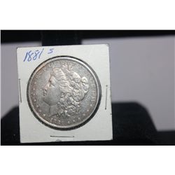 1881-S MORGAN DOLLAR EX FINE