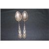 Image 1 : 2 STERLIGN TABLE SPOONS - 3.3 OZ