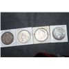 Image 1 : 4 PEACE DOLLARS - (3) 1922 - (1) 1923