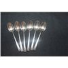 Image 1 : SET OF 6 STERLING MINIATURE SPOONS - 2.7 OZ