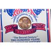 Image 3 : 2 UNIQUE BICENTENNIAL PENNIES - B.U.