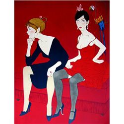 Noyer "Ladies In Red" Ltd Ed. Lithograph