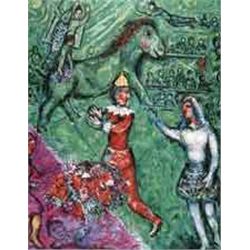 Chagall  Circus Verte  Lithograph