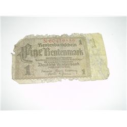 1923 BERLIN GERMANY 1 MARK *EXTREMELY RARE HARD TO FIND NOTE*!!