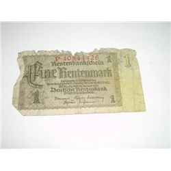 1923 BERLIN GERMANY 1 MARK *EXTREMELY RARE HARD TO FIND NOTE*!!