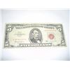 Image 1 : 1963 SERIES $5 RED SEAL NOTE *SERIAL # A35783157A*!!