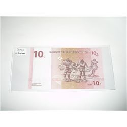 EXTREMELY RARE *CONGO 10 CENTIMES CURRENCY NOTE *EXTREMELY RARE UNC HIGH GRADE NOTE*!!
