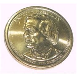 PRESIDENT $1 ANDREW JOHNSON DOLLAR COIN *RARE MS-65 UNC HIGH GRADE*!!