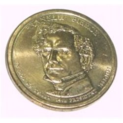 PRESIDENT $1 FRANKLIN PIERCE DOLLAR COIN *RARE MS-65 UNC HIGH GRADE*!!