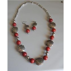 Necklace and Earrings