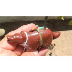 Catlinite Zuni Fetish