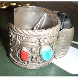 Sterling Watch Bracelet signed BH