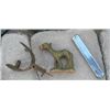 Image 1 : Group Comical Mule, Antique Spur and harmonica