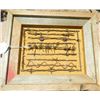 Image 1 : Frame of Antique Barbed Wire
