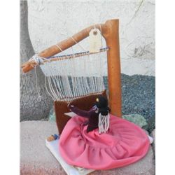 Navajo Indian Rug Weaver Doll