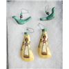 Image 1 : Decorative Tribal Earrings Two Pair of earrings