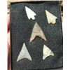 Image 1 : Frame of Quartz and Flint Points
