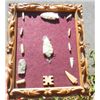 Image 1 : Frame of Adena Points and bone beads