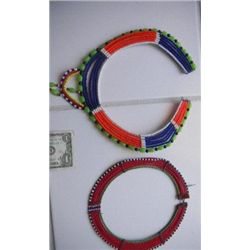 Two Zulu Necklaces Very colorful