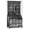 Image 1 : A late George III mahogany bureau bookcase, t