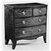 Image 1 : A George III mahogany bowfront chest of two s