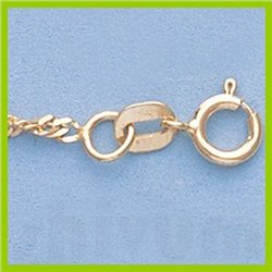 Genuine 16  14k Singapore Gold-Yellow 1.8mm Chain2.7g