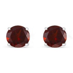 Genuine 2.0 ctw Garnet Stud Earring 14k 0.86g