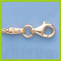 Genuine 16" 14k  Gold-Yellow  1.5mm Wheat Chain 4.8g