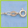 Image 1 : Genuine 16\" 14k  Gold-Yellow  1.3mm D/C Circle Chain