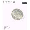Image 1 : 1971-D ROOSEVELT SILVER DIME *RARE MS HIGH GRADE*!!
