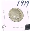 Image 1 : 1919 BUFFALO NICKEL *FINE GRADE*!!