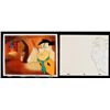 Image 1 : Original Fred Drawing Animation Unhappy Flintstones Cel