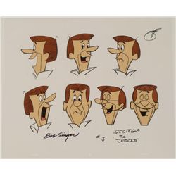 George Jetson Signed Original Model Cel Animation Art