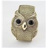 Image 1 : Retro Style Bronze Owl Cuff Bracelet