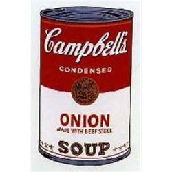 Warhol Print Sunday B Morning Campbell's Soup Can Onion