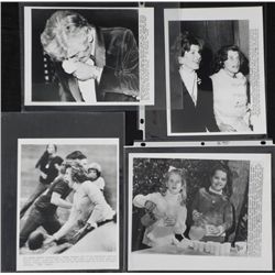 4 Orig Kennedy Friends Press Photos Lawford,Shriver