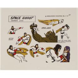 Space Ghost & Villain Original Model Cel Animation Art