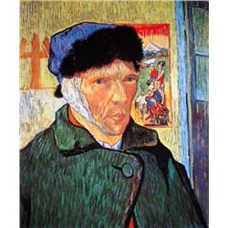 Vincent Van Gogh Bandaged Ear Limited Edition Giclee