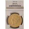 Image 1 : 1904 Gold $20 Liberty Coin NGC MS 62 PL