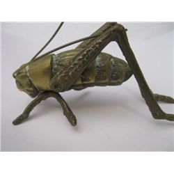 Solid brass Grasshopper